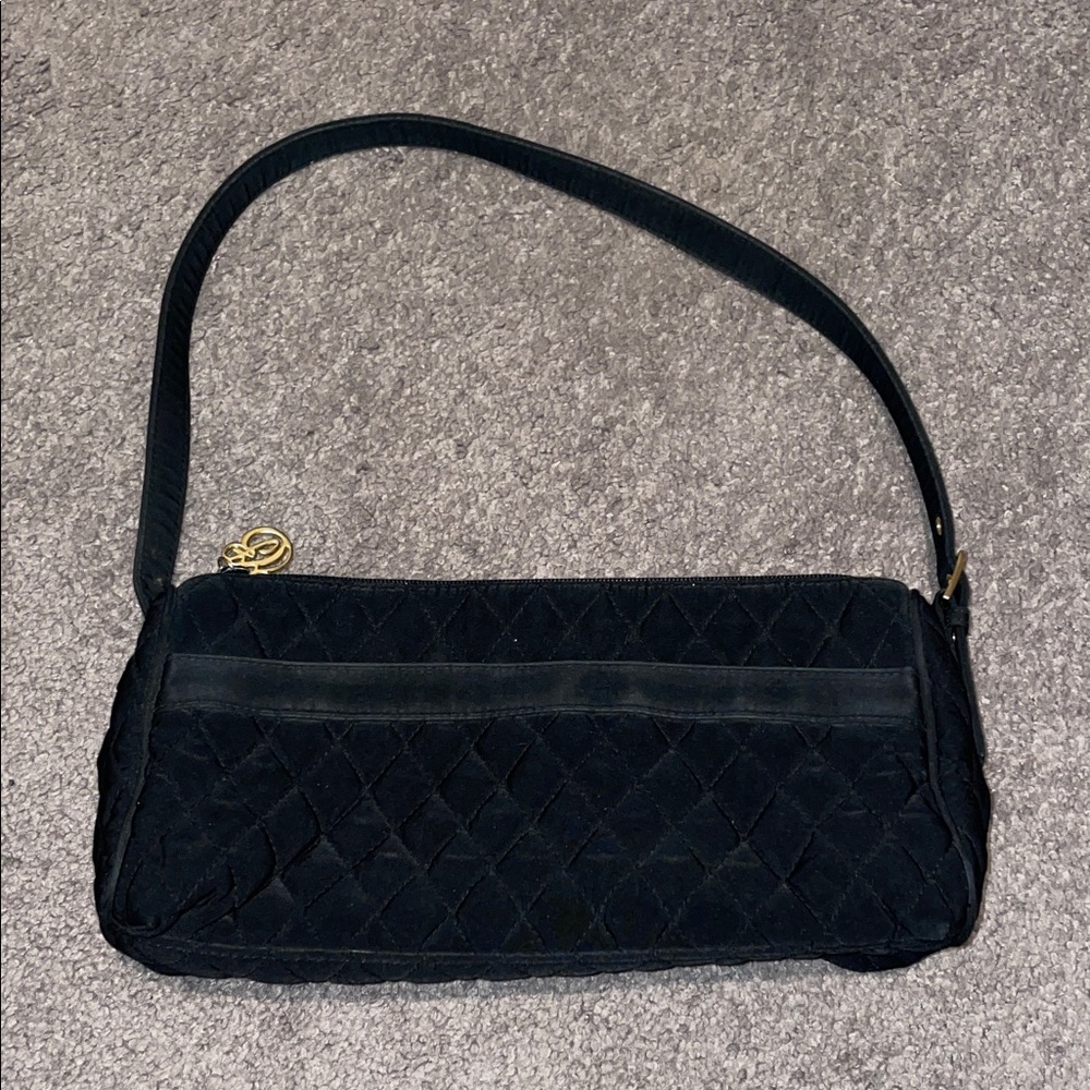 Vera Bradley Black Quilted Shoulder Bag